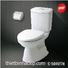 Bàn cầu hai khối cao cấp Inax C-504VTN 